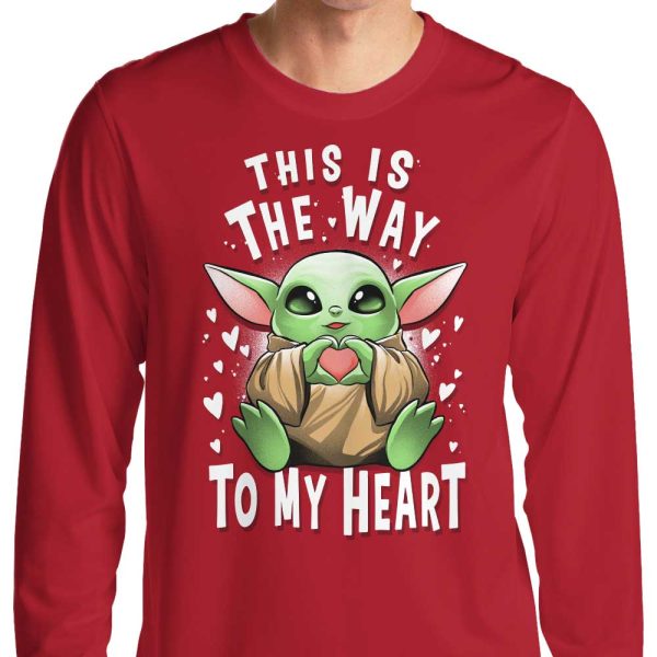 The Way to the Heart - Long Sleeve T-Shirt Online Hot Sale - Image 3