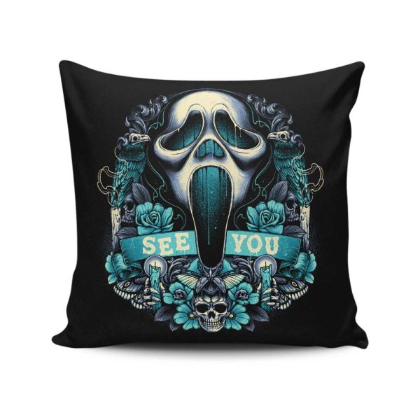 Symbol of the Ghost - Throw Pillow For Cheap