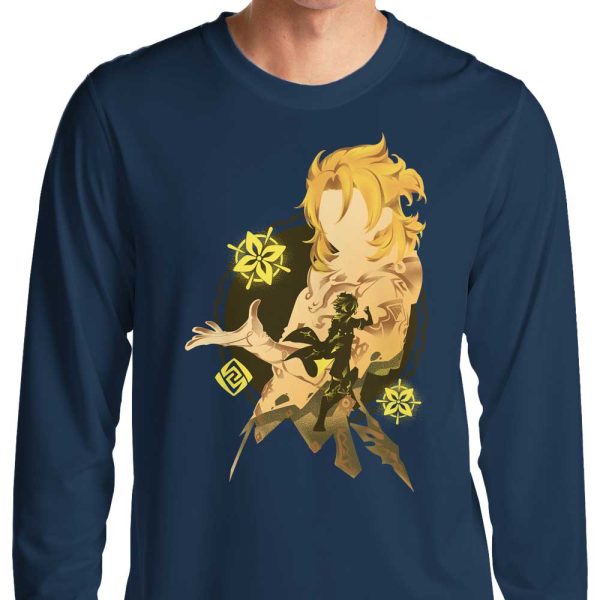 Kreideprinz Albedo - Long Sleeve T-Shirt Cheap - Image 3