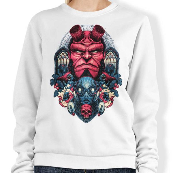 Fire and Water - Sweatshirt For Sale - Image 4
