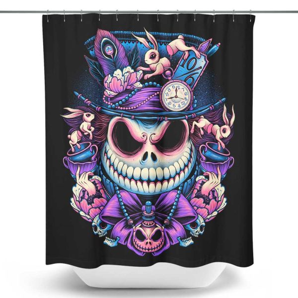 The Mad Skellington - Shower Curtain For Sale