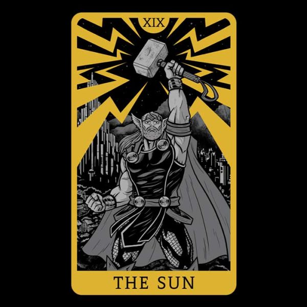Tarot: The Sun - Canvas Print Cheap - Image 2