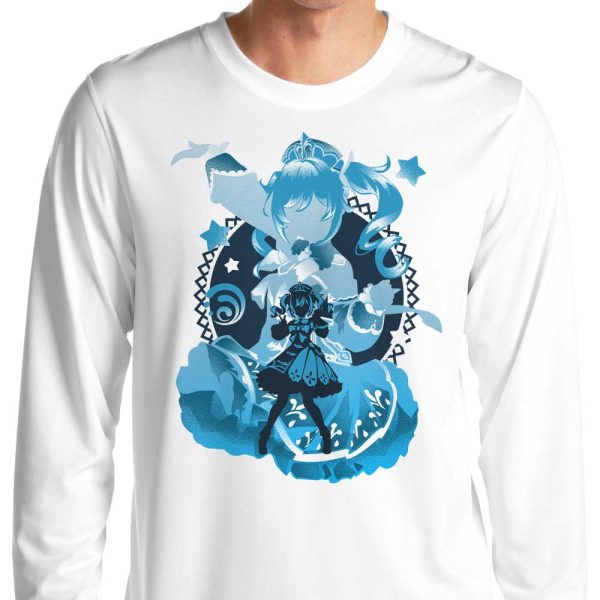 Shining Idol Barbara - Long Sleeve T-Shirt For Sale - Image 4