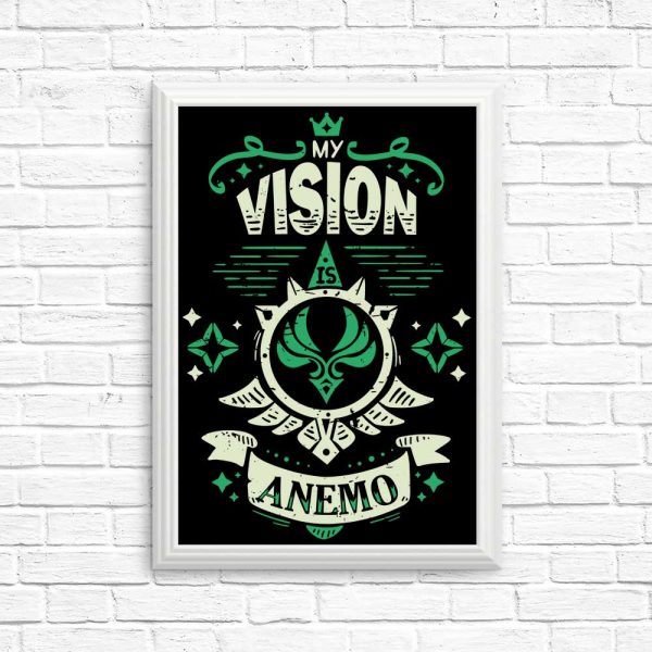 My Vision is Anemo - Posters & Prints on Sale - Image 5