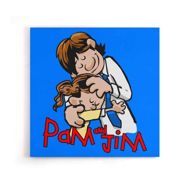Pam and Jim - Canvas Print Online Sale - Image 5