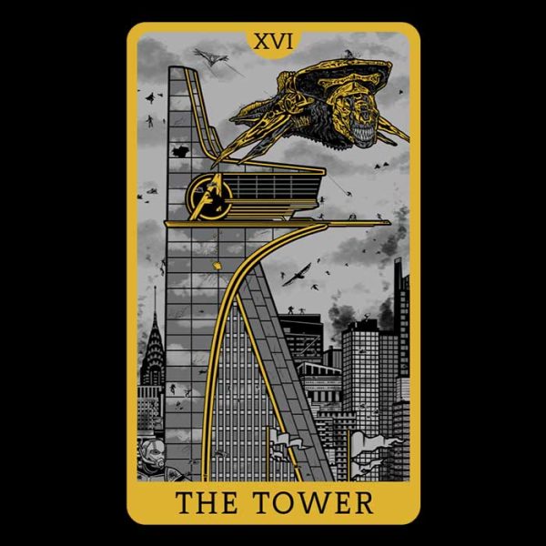 Tarot: The Tower - Mousepad on Sale - Image 2
