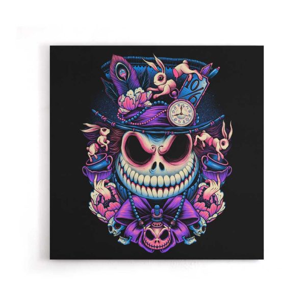 The Mad Skellington - Canvas Print For Cheap - Image 5