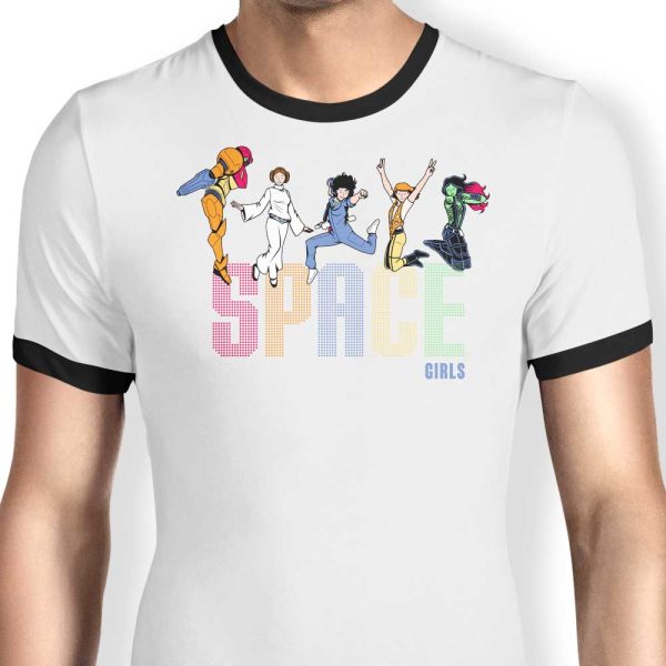 Space Girls - Ringer T-Shirt Hot on Sale