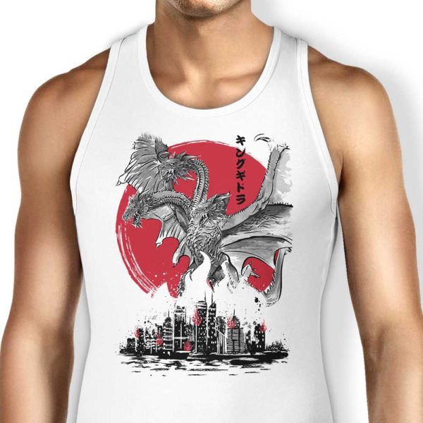 King of Terror Rising Sumi-e - Tank Top Sale