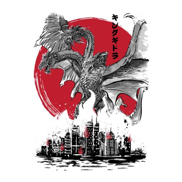 King of Terror Rising Sumi-e - Tank Top Sale - Image 2