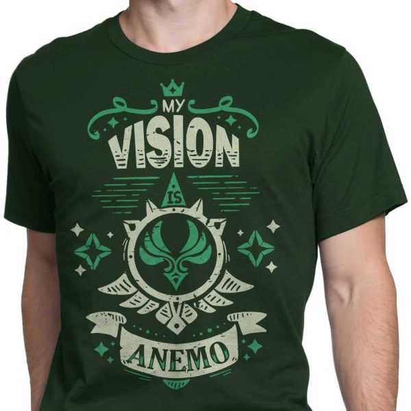 My Vision is Anemo - Men s Apparel Online Sale - Image 4