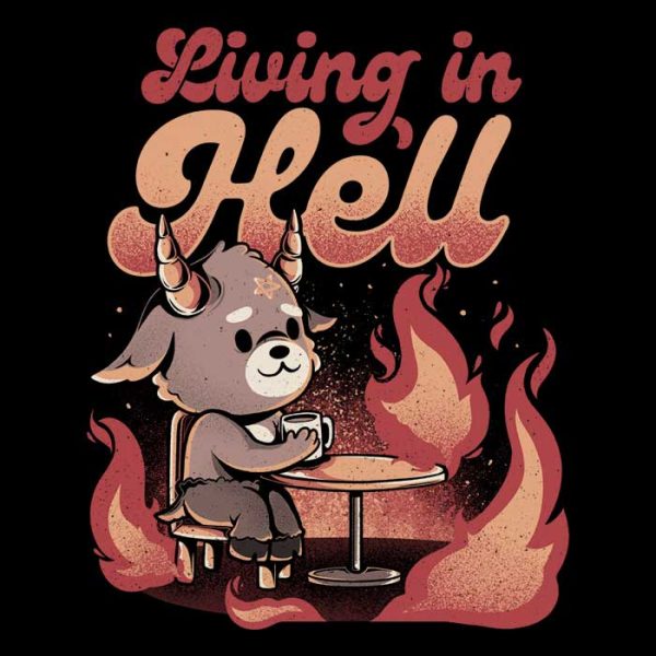 Living in Hell - Long Sleeve T-Shirt Online now - Image 2