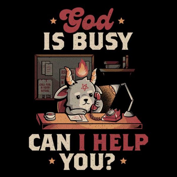 God is Busy - Women s Apparel For Discount - Image 2