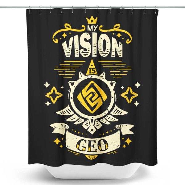 My Vision is Geo - Shower Curtain Online