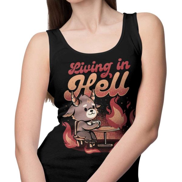 Living in Hell - Tank Top For Cheap - Image 4