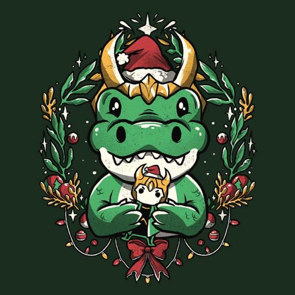 Alligator Christmas - Throw Pillow Sale - Image 2